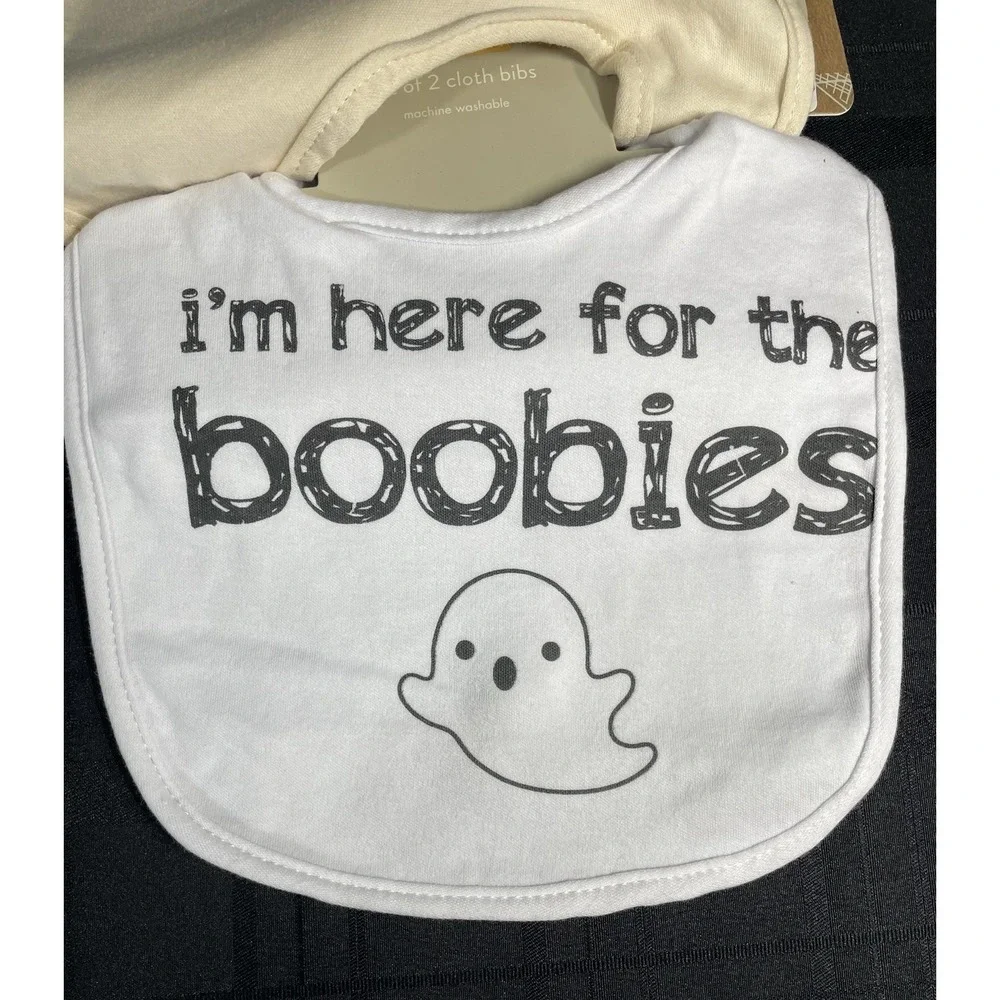 Baby bibs - First Halloween - Set of 2 - Kate & Milo - NWT